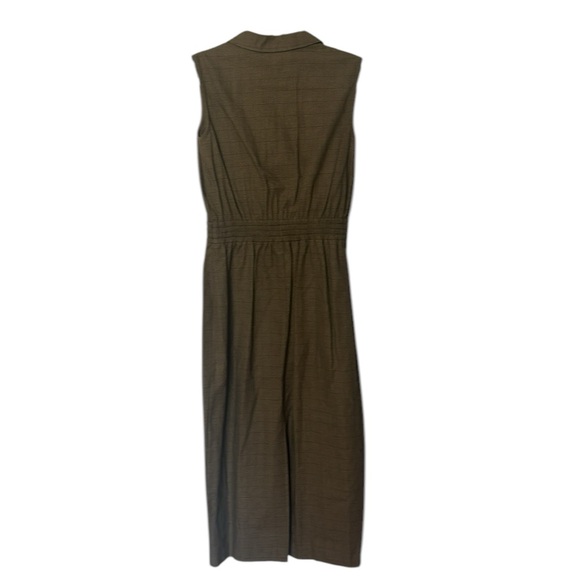 Vintage Sherry Kent Houndstooth Vest Dress 11/12 Brown Tan Sleeveless USA - Picture 6 of 6